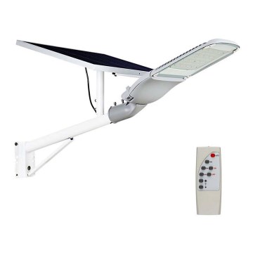 LED solarna ulična svjetiljka s mogućnošću prigušivanja SAMSUNG CHIP LED/50W/6,4V 6000K IP65 30000 mAh + daljinski upravljač