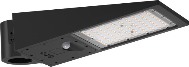 LED solarna ulična svjetiljka sa senzorom i mogućnošću prigušivanja STREET LED/30W/9,6V 3000/4000K 6000 mAh IP65 + s daljinskim upravljačem