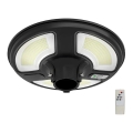LED Solarna ulična svjetiljka sa senzorom LED/10W/3,2V 6500K IP65 25000 mAh + daljinski upravljač
