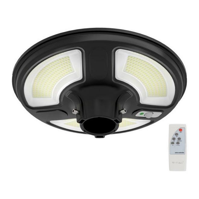 LED Solarna ulična svjetiljka sa senzorom LED/10W/3,2V IP65 4000K 15000 mAh + daljinski upravljač