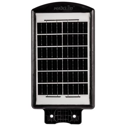 LED Prigušiva solarna ulična svjetiljka sa senzorom LED/120W/6V 6500K IP65 crna + daljinski upravljač