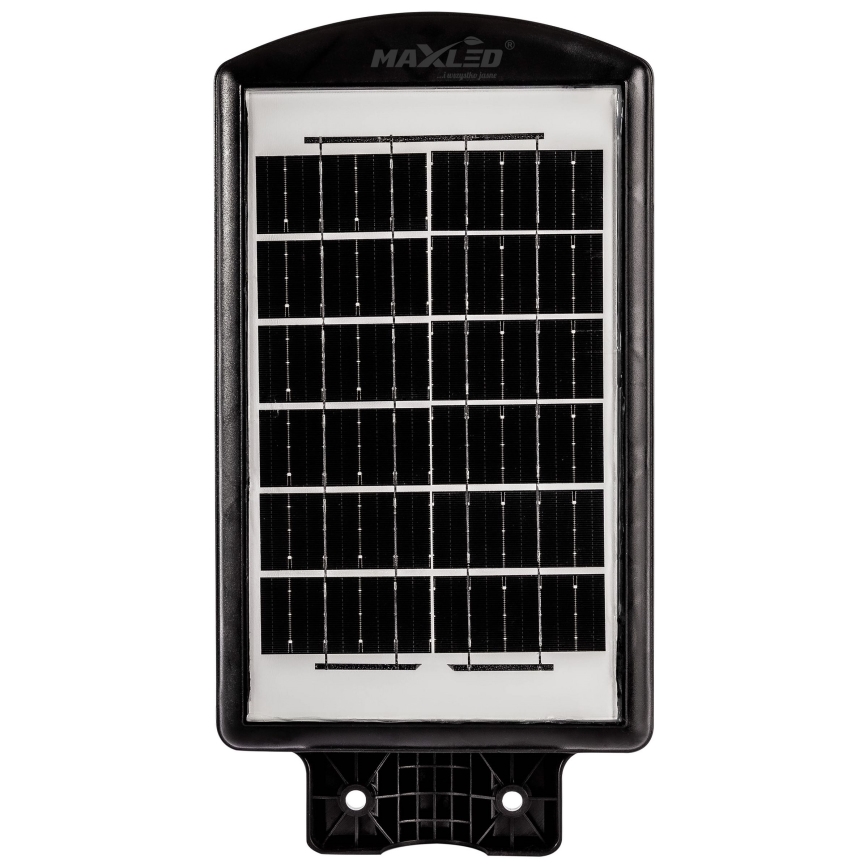 LED Prigušiva solarna ulična svjetiljka sa senzorom LED/120W/6V 6500K IP65 crna + daljinski upravljač