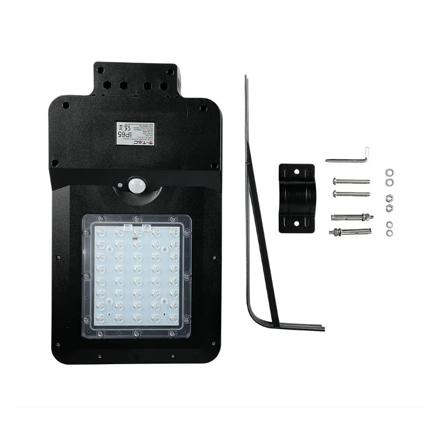 LED Solarna ulična svjetiljka sa senzorom LED/15W/7,4V 6000K IP65 10800 mAh