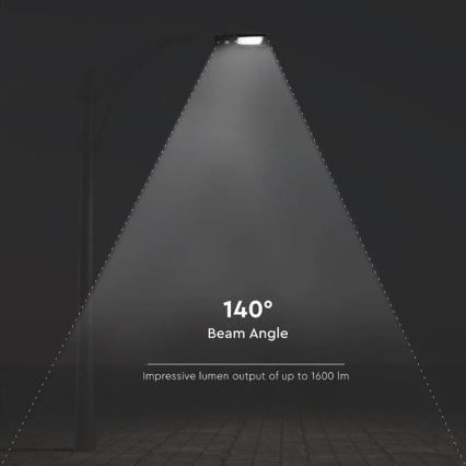 LED Solarna ulična svjetiljka sa senzorom LED/15W/7,4V 6000K IP65 10800 mAh