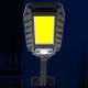 LED Solarna ulična svjetiljka sa senzorom LED/2,5W/3,7V IP65 + daljinski upravljač