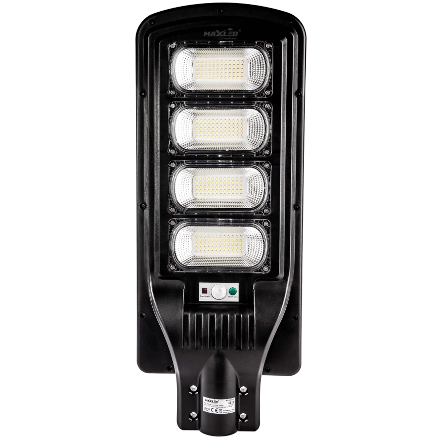 LED Prigušiva solarna ulična svjetiljka sa senzorom LED/240W/6V 6500K IP65 crna + daljinski upravljač