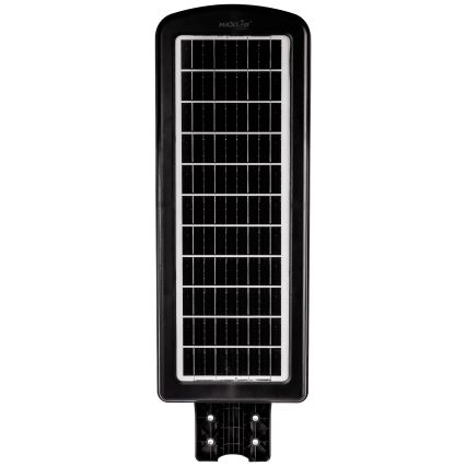 LED Prigušiva solarna ulična svjetiljka sa senzorom LED/300W/6V 6500K IP65 crna + daljinski upravljač