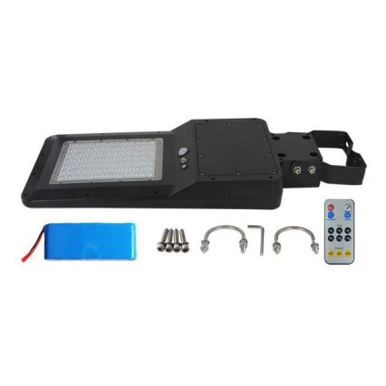 LED Solarna ulična svjetiljka sa senzorom LED/40W/9,6V IP65 6000K 12000 mAh + daljinski upravljač