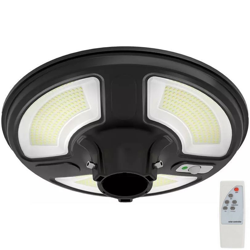 LED Solarna ulična svjetiljka sa senzorom LED/7,5W/3,2V IP65 4000K 15000 mAh + daljinski upravljač