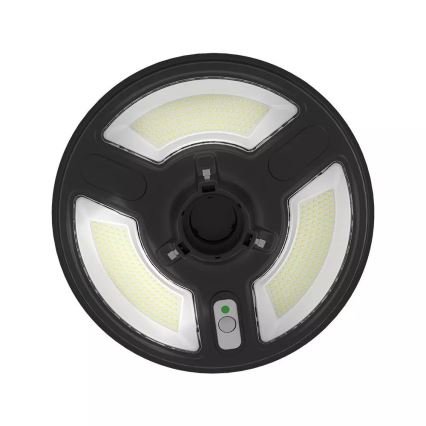 LED Solarna ulična svjetiljka sa senzorom LED/7,5W/3,2V IP65 4000K 15000 mAh + daljinski upravljač