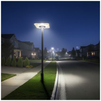 LED solarna ulična svjetiljka sa senzorom SOLSUMI LED/25W/3,2V 3000/4000/6500K IP54 24000 mAh + daljinsko upravljanje
