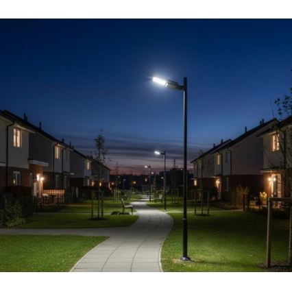 LED solarna ulična svjetiljka sa senzorom STREET LED/20W/7,4V 3000/4000/6000K IP65 5400 mAh