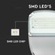 LED Prigušiva solarna ulična lampa SAMSUNG CHIP LED/50W/6,4V 4000K IP65 + daljinski upravljač