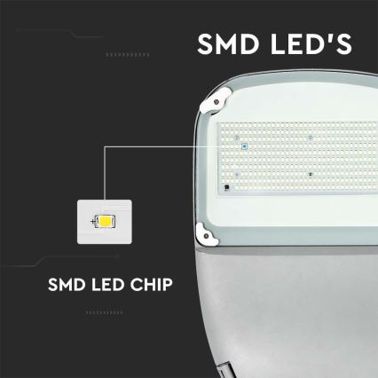 LED Prigušiva solarna ulična svjetiljka SAMSUNG CHIP LED/50W/6,4V 4000K IP65 30000 mAh + daljinski upravljač