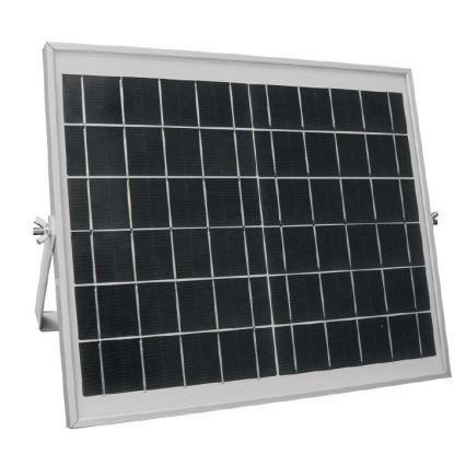 LED Prigušiva solarna ulična svjetiljka SAMSUNG CHIP LED/50W/6,4V 4000K IP65 30000 mAh + daljinski upravljač