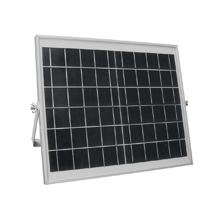 LED Prigušiva solarna ulična svjetiljka SAMSUNG CHIP LED/50W/6,4V 4000K IP65 30000 mAh + daljinski upravljač