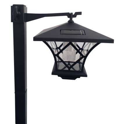 LED Solarna vanjska lampa 3u1 LED/1,2V IP44 crna