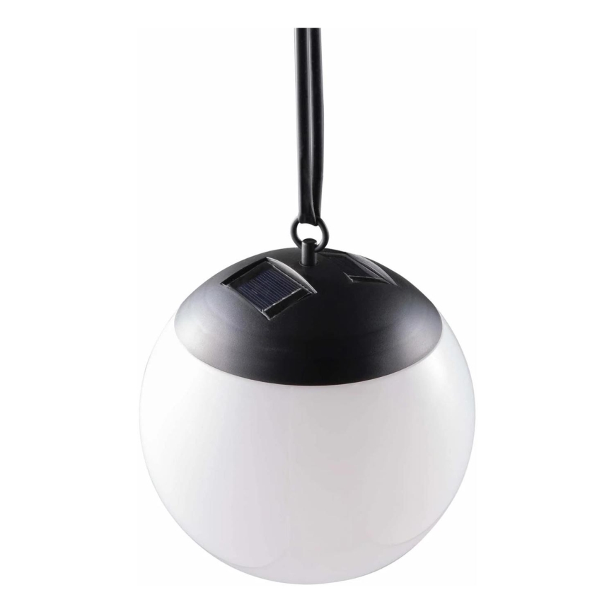 LED Solarna viseća svjetiljka KIARA LED/1,2V 600 mAh IP44 crna
