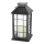 LED Solarna viseća svjetiljka LED/0,02W/1,2V 1xAA 2700K IP44 200 mAh crna