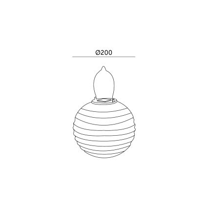 LED solarna viseća svjetiljka LED/0,02W/1,2V 3000K IP44 1xAAA 100 mAh