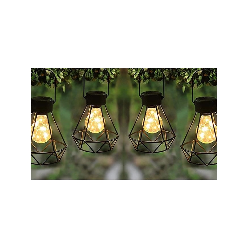 LED Solarna viseća svjetiljka LED/0,1W/1,2V 600 mAh pr. 13 cm