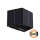 LED Solarna zidna svjetiljka CUBUS 2xLED/1,5W/3,7V 1500 mAh IP54