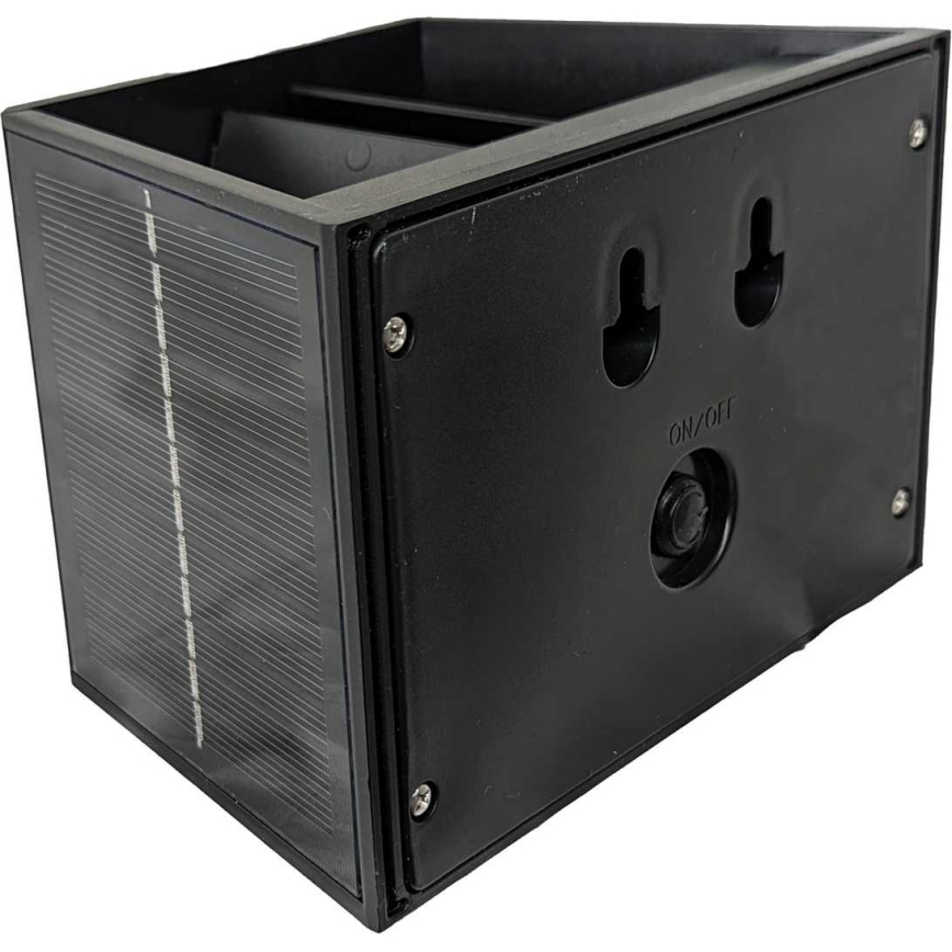 LED Solarna zidna svjetiljka CUBUS 2xLED/1,5W/3,7V 1500 mAh IP54