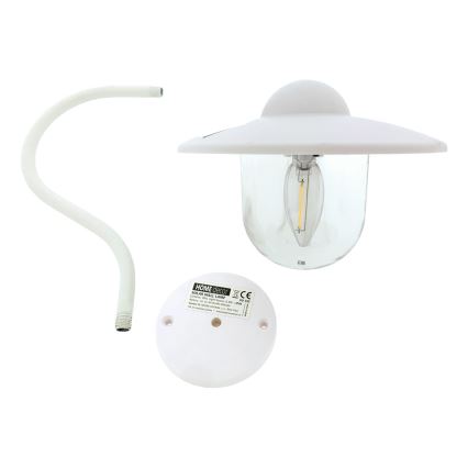 LED Solarna zidna svjetiljka LED/0,5W/1,2V 600 mAh IP44 bijela