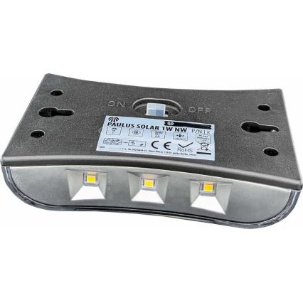 LED Solarna zidna svjetiljka LED/1W/1,2V 600 mAh IP44