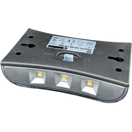 LED Solarna zidna svjetiljka LED/1W/1,2V 600 mAh IP44
