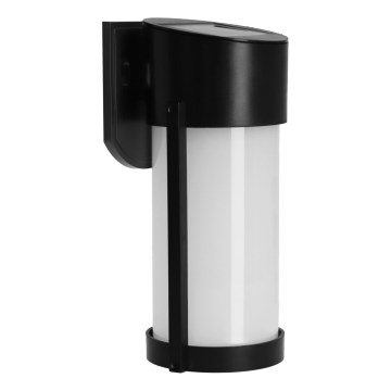 LED solarna zidna svjetiljka LED/3,7V 300 mAh IP44 crna