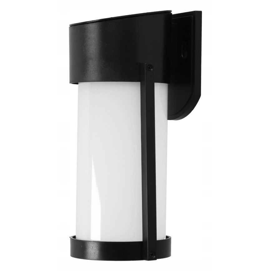 LED solarna zidna svjetiljka LED/3,7V 300 mAh IP44 crna