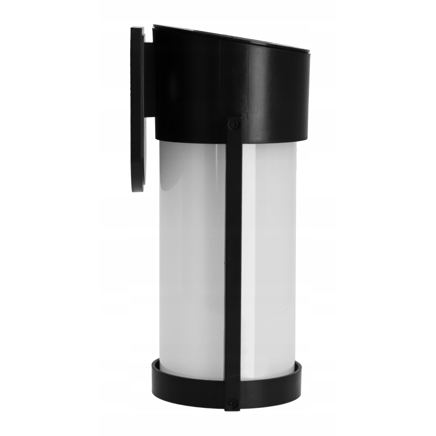 LED solarna zidna svjetiljka LED/3,7V 300 mAh IP44 crna