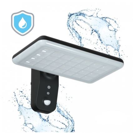 LED solarna zidna svjetiljka s senzorom PHOENIX LED/15W/3,2V 3000/4000K IP65 6000 mAh