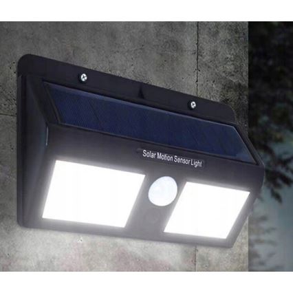 LED solarna zidna svjetiljka s senzorom LED/1,2W/3,7V 1200 mAh IP44