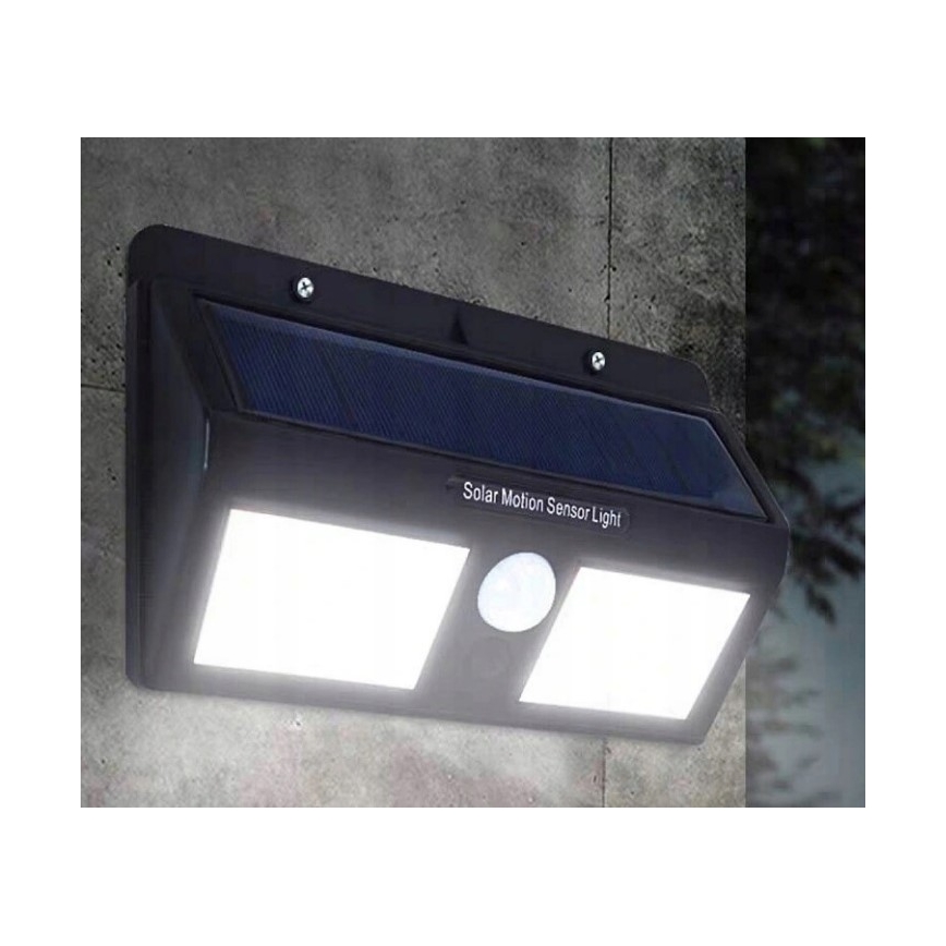 LED solarna zidna svjetiljka s senzorom LED/1,2W/3,7V 1200 mAh IP44