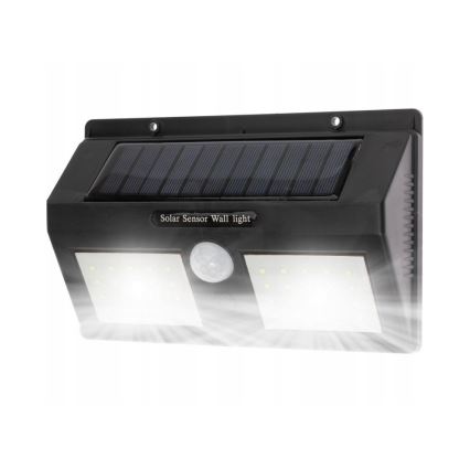 LED solarna zidna svjetiljka s senzorom LED/1,2W/3,7V 1200 mAh IP44