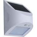 LED solarna zidna svjetiljka s senzorom LED/3W/3,7V 3000/4000K 1200 mAh IP54 bijela