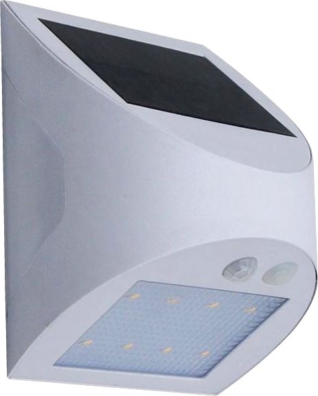 LED solarna zidna svjetiljka s senzorom LED/3W/3,7V 3000/4000K 1200 mAh IP54 bijela