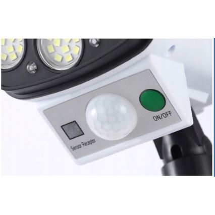 LED solarni model sigurnosne kamere sa senzorom KAMERA LED/1W/3,7V 1200 mAh IP44 + daljinski upravljač