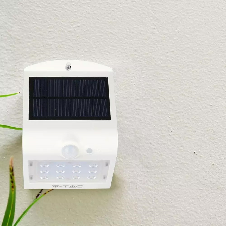 LED Solarna zidna svjetiljka sa senzorom LED/1.5W/3,7V IP65 1200 mAh