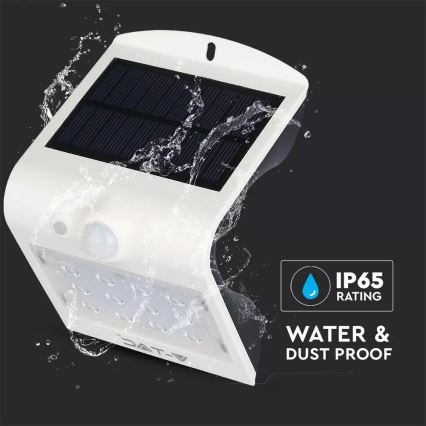 LED Solarna zidna svjetiljka sa senzorom LED/1.5W/3,7V IP65 1200 mAh