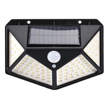 LED Solarna zidna svjetiljka sa senzorom LED/1W/3,7V 6500K IP44