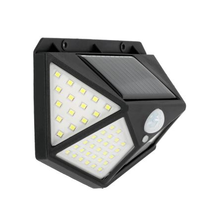 LED Solarna zidna svjetiljka sa senzorom LED/1W/3,7V 6500K IP44