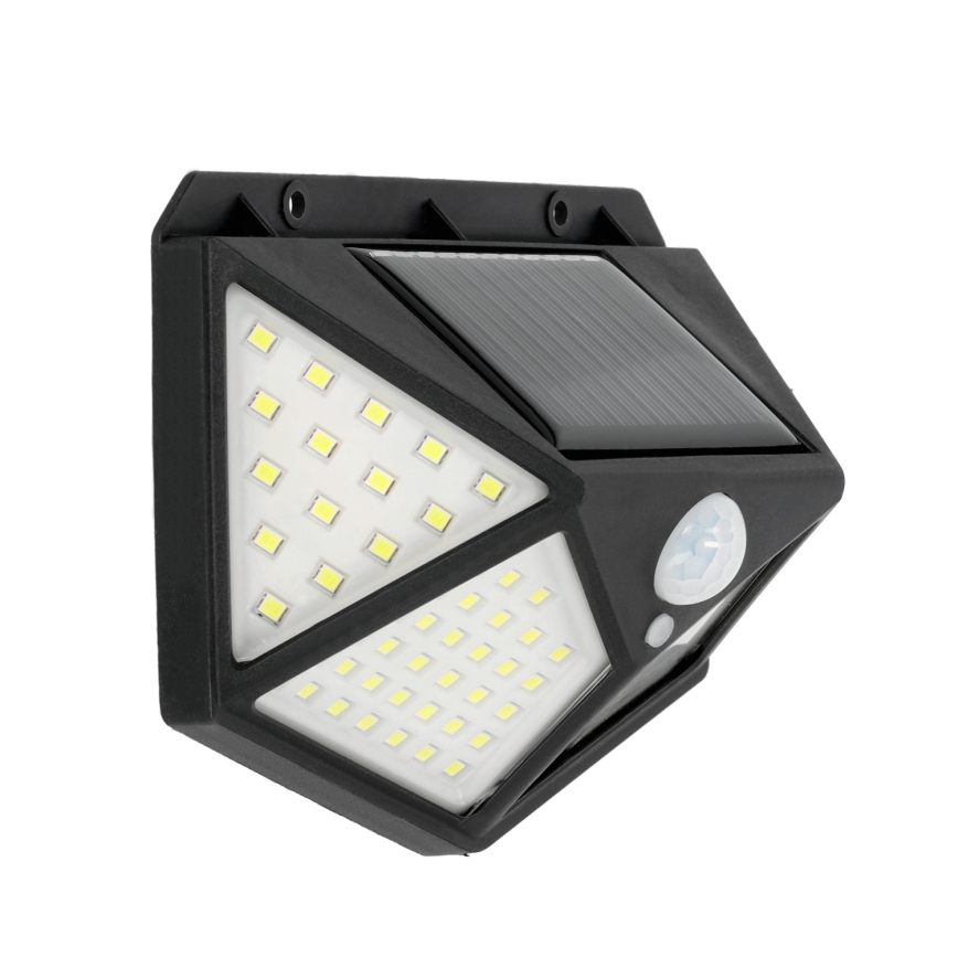 LED Solarna zidna svjetiljka sa senzorom LED/1W/3,7V 6500K IP44