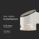 LED Solarna zidna svjetiljka sa senzorom LED/1W/3,7V IP54 3000K bijela