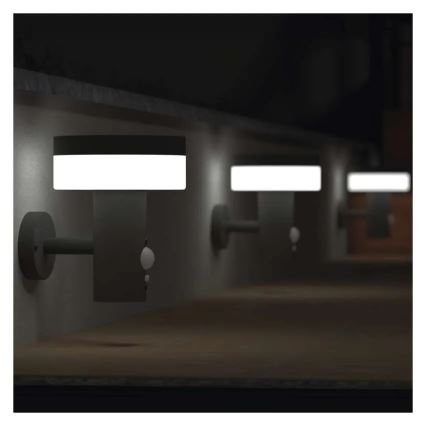 LED Solarna zidna svjetiljka sa senzorom LED/2W/3,7V 1200 mAh IP44