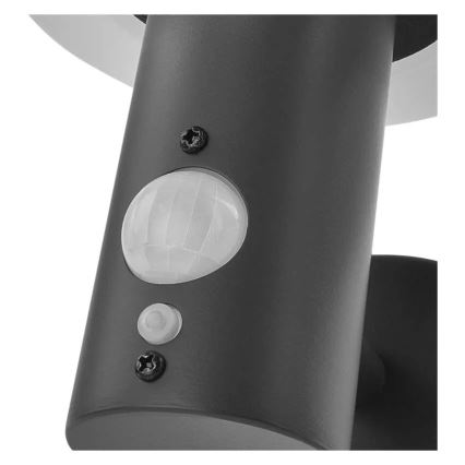 LED Solarna zidna svjetiljka sa senzorom LED/2W/3,7V 1200 mAh IP44