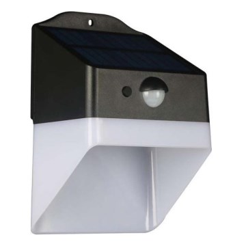 LED Solarna zidna svjetiljka sa senzorom LED/2W/3,7V 4000K IP65 1200 mAh