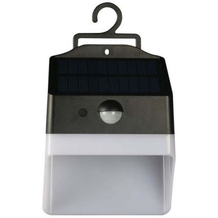 LED Solarna zidna svjetiljka sa senzorom LED/2W/3,7V 4000K IP65 1200 mAh